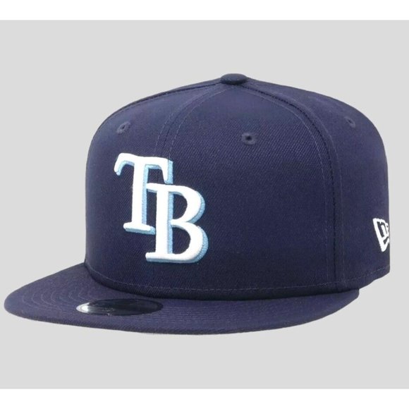 Tampa Bay Rays New Era 9Fifty Cap MLB Navy Blue Snapback Hat Baseball - Picture 7 of 7
